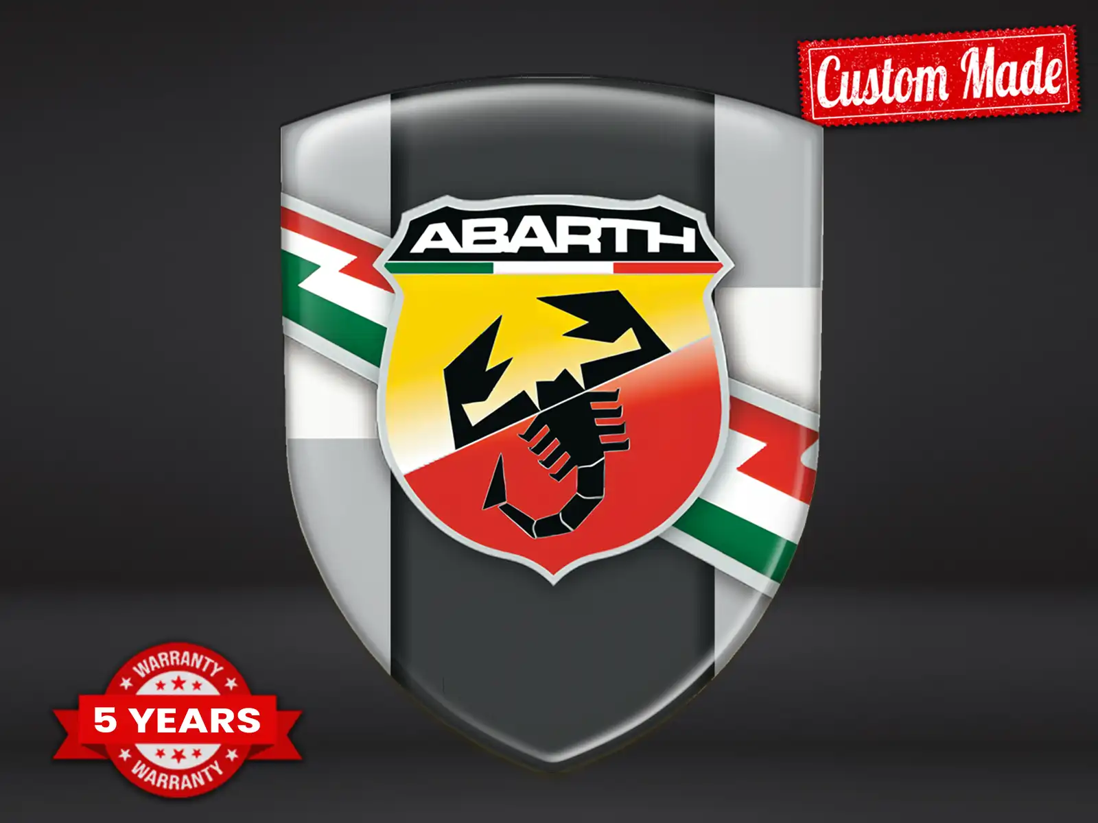 Fiat Abarth Rear Window Stickers Cars Tuning Luxury Minimal